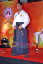 Akshay Kumar honoured with a Katana and a sixth degree Black Belt in Kuyukai Gojuryu Karate in Novotel on 12th Oct 2009 (10)